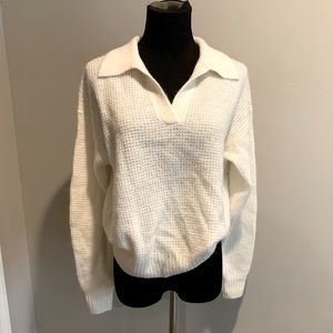 Everlane Alpaca Waffle Stitch Polo XS